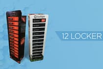 12 locker mobile phone charging station