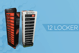 12 locker mobile phone charging station